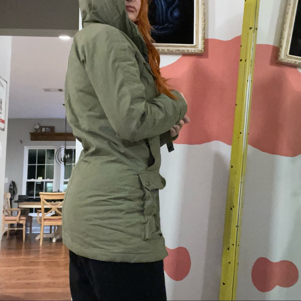 Fjallraven Greenland Parka womens size xs military green - Picture 6 of 8